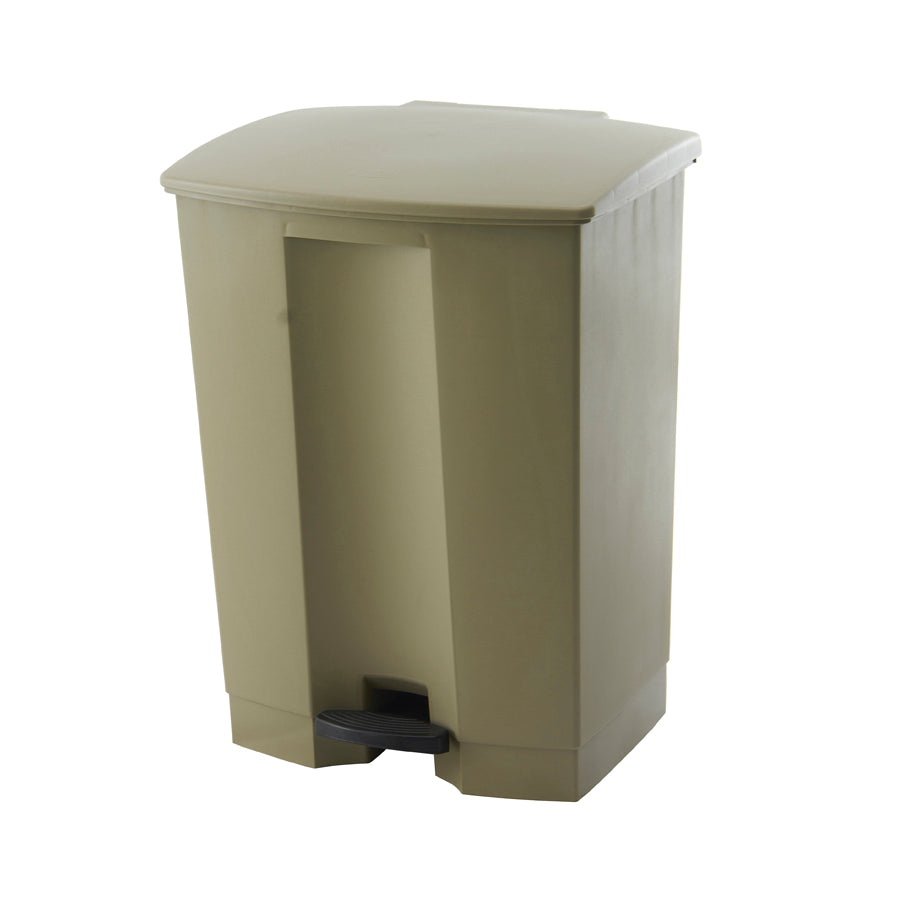 STEP-ON BIN 68L 50.2X41X67.3CM BEIGE