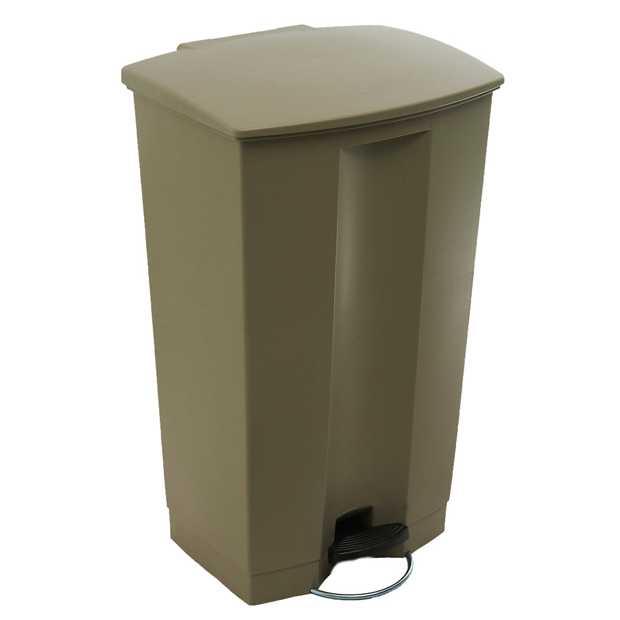 STEP-ON BIN 87L 50.2X44.7X82.6CM BEIGE
