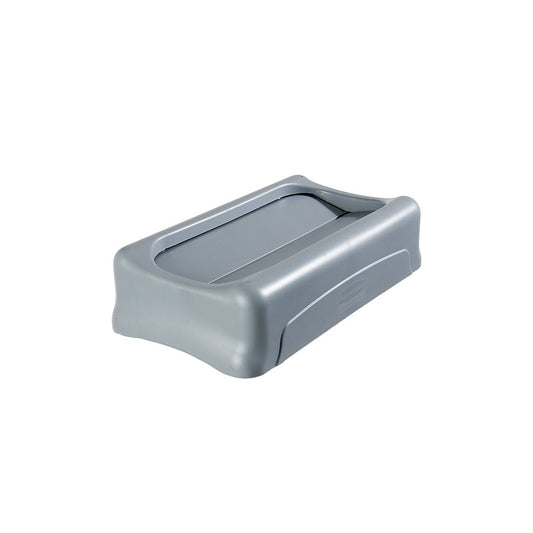 SLIM RECTANGULAR LID SWING LID GREY