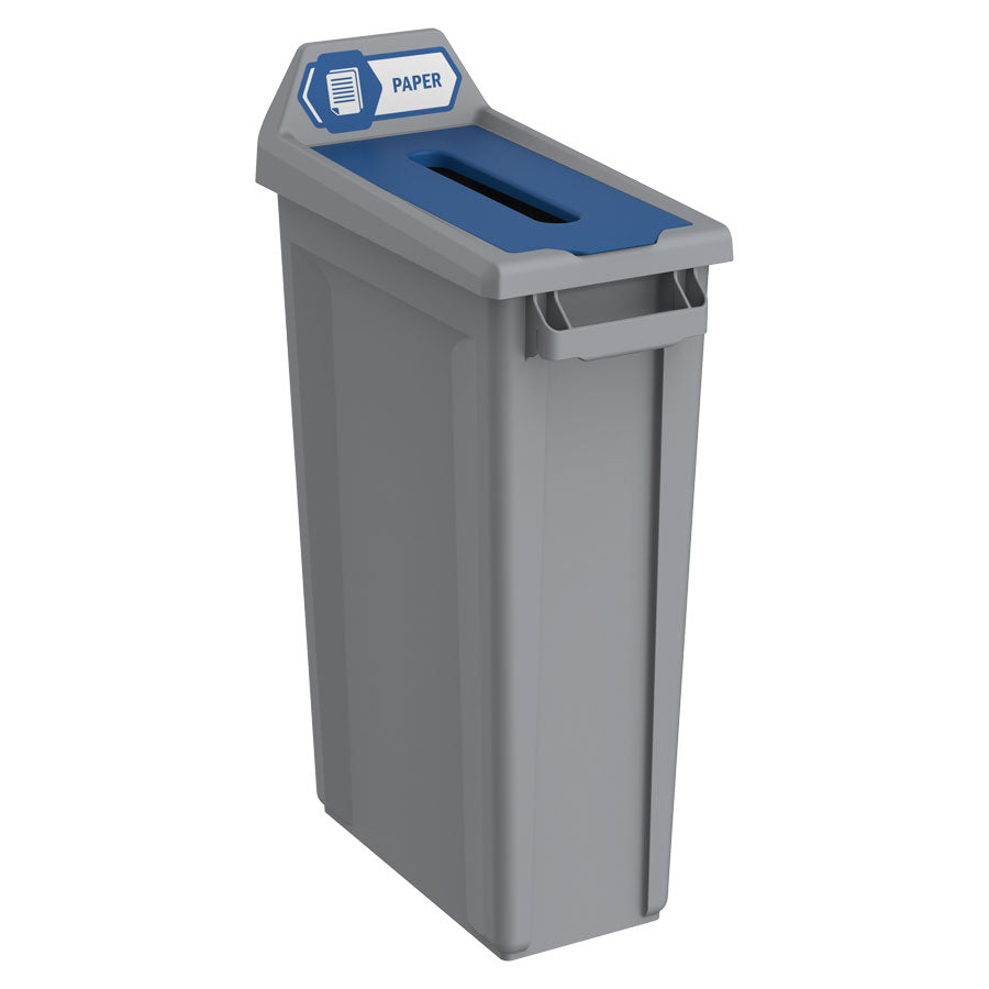 RECYCLING STATION 1STREAM PAPER 87L GREY
