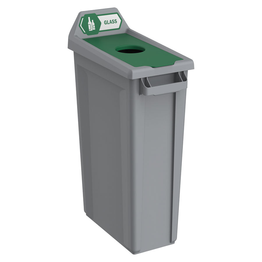 RECYCLING STATION 1STREAM GLASS 87L GREY