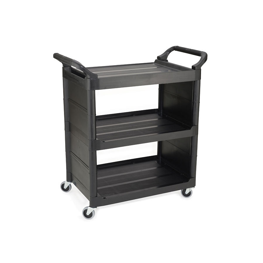 UTILITY SERVICE CART BLACK SOLID END NR