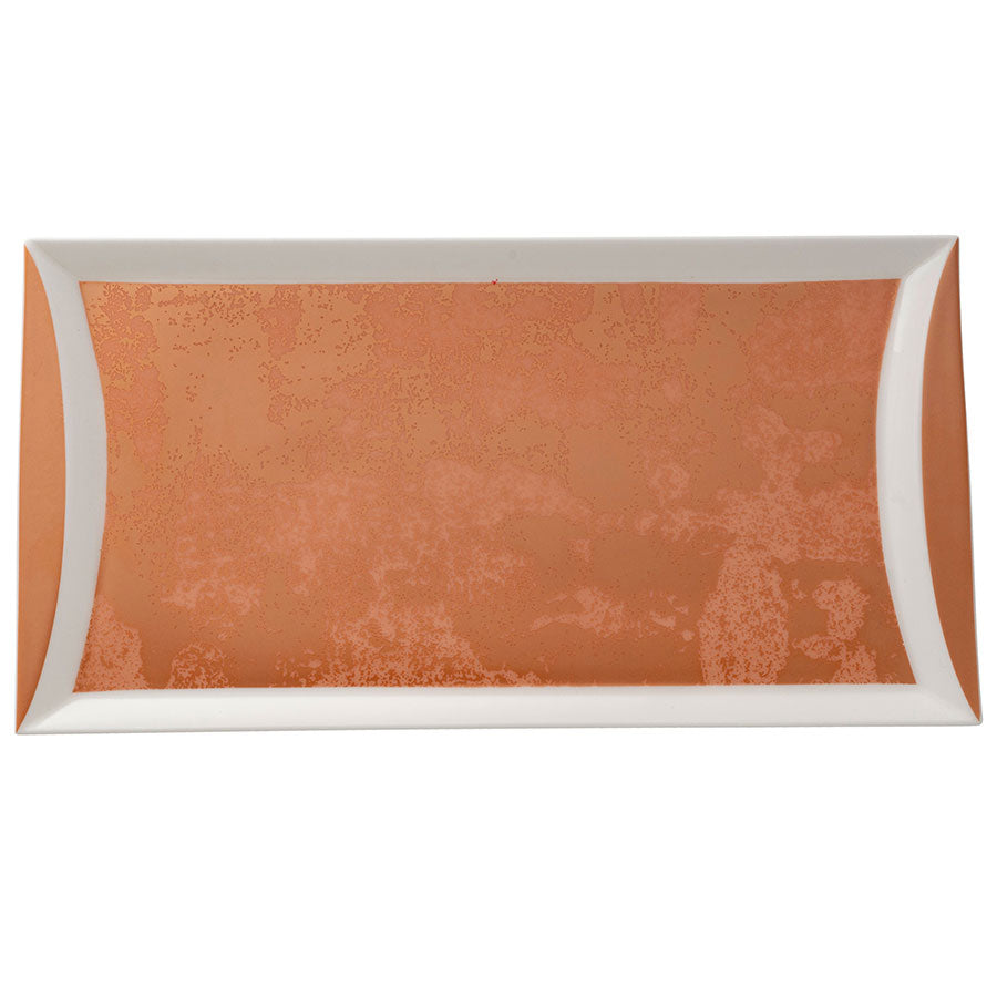 COPPER RECTANGLE TRAY 32CM X 16CM x6