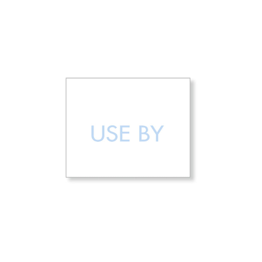 DATE GUN LABEL 2 LINE USE BY (1=8 ROLLS)