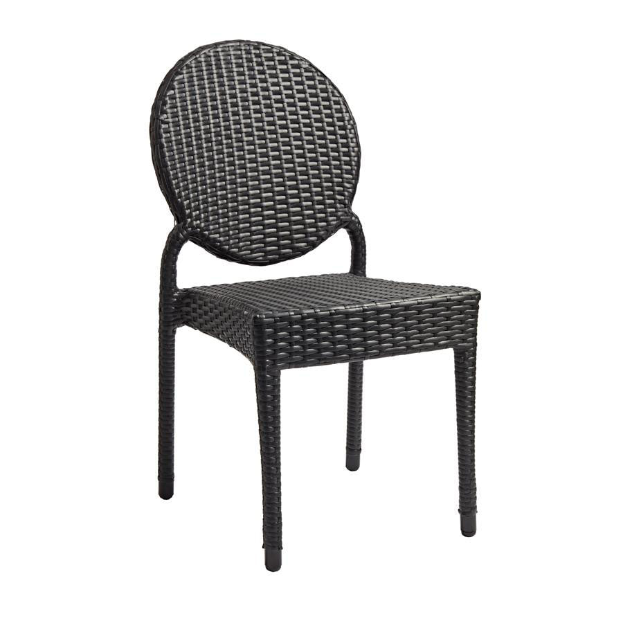 ZAP BLAKE SIDE CHAIR - BLACK WEAVE X 4