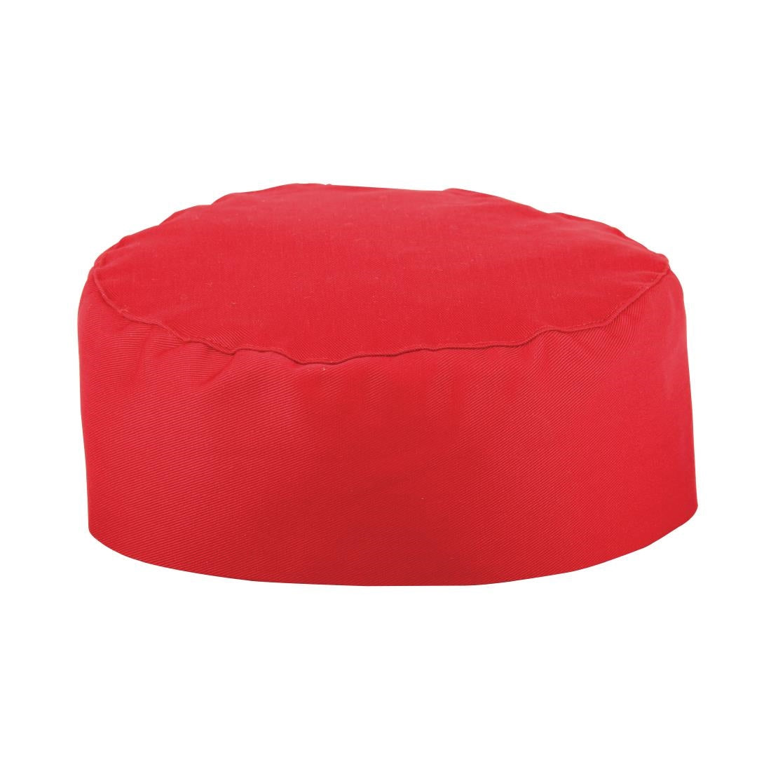 Skull Cap Red Polycotton - One Size