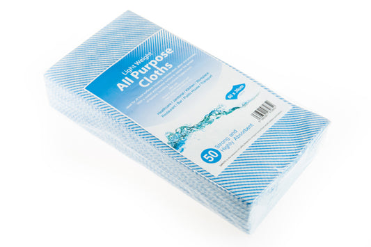 Jay Cloths - All Purpose Cloth - Blue Striped Pack of 50
