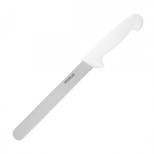 Hygiplas Bread Knife White - 8" 20cm