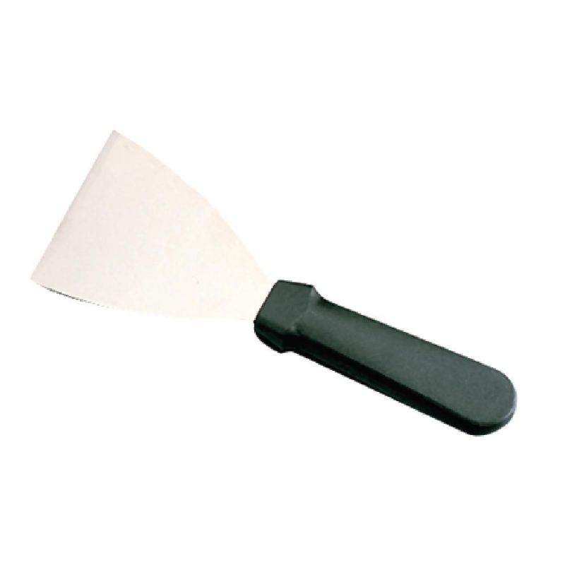 Jantex Griddle Scraper Plastic handle with 5" rigid stainless steel blade