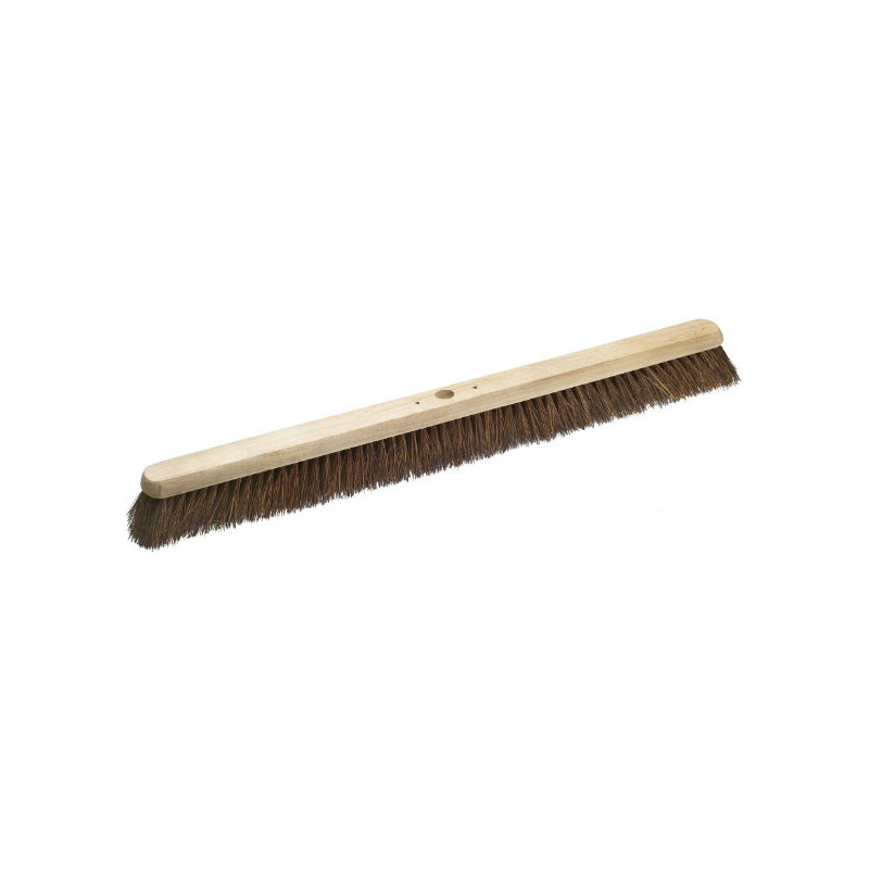 Wooden Broom Head and Handle Complete 36" Bassine