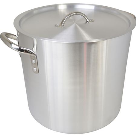 ZSP ALUMINIUM STOCKPOT WITH LID 24 LTR APRX