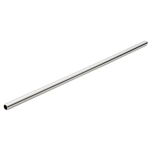 Beaumont Stainless Steel Metal Straws 8.5" (Pack of 25)