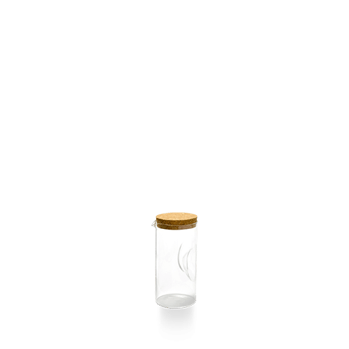 GLASS JAR WITH CORK LID 1.2L BOX 1