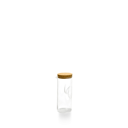 GLASS JAR WITH CORK LID 1.8L BOX 1