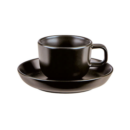 Nordika Black Saucer 12cm Box of 12