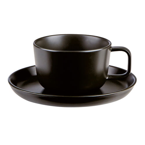 Nordika Black Saucer 17cm Box of 12