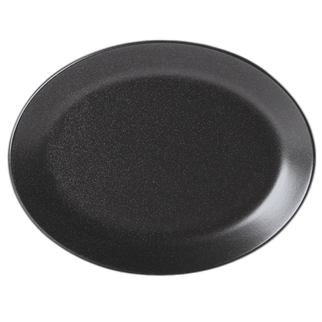 Graphite Oval Plate Box of 6