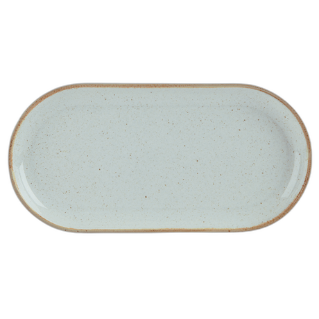 Stone Narrow Oval Plate Box of 6