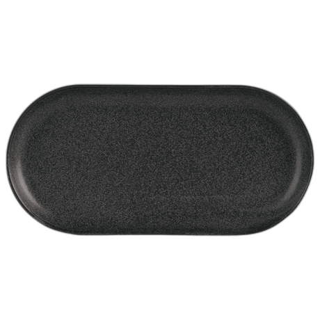 Graphite Narrow Oval Plate 30cm Box of 6