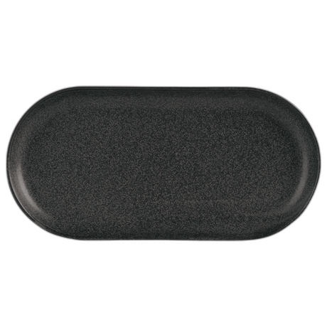 Graphite Narrow Oval Plate 32x20cm / 12.5x8" Box of 6