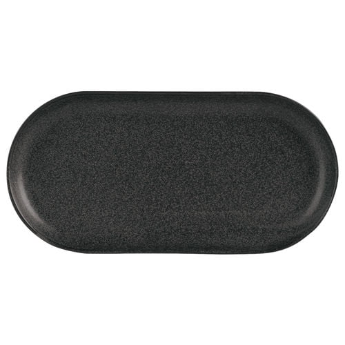 Graphite Narrow Oval Plate 32x20cm/12.5x8" Box of 6