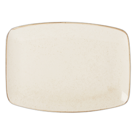 Oatmeal Rectangular Plate 31x18cm / 122x7" Box of 6