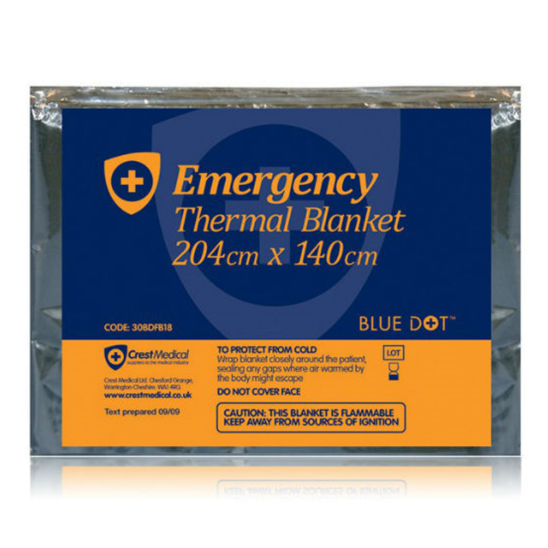 First Aid Foil Blanket Size 204cm x 140cm