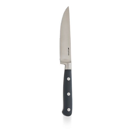 HQ LHOSTE BLACK  STEAK KNIFE  BOX 6