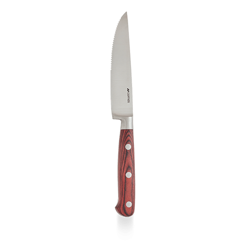 HQ LHOSTE RED STEAK KNIFE Box of 6 (3-5 Working Days Delivery)