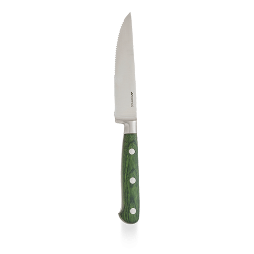 HQ LHOSTE GREEN  STEAK KNIFE  BOX 6