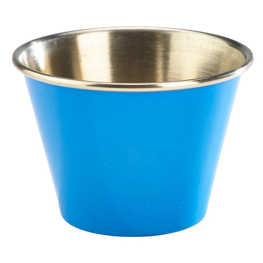 Midas Stainless Steel Blue Round Ramekin 2.5oz