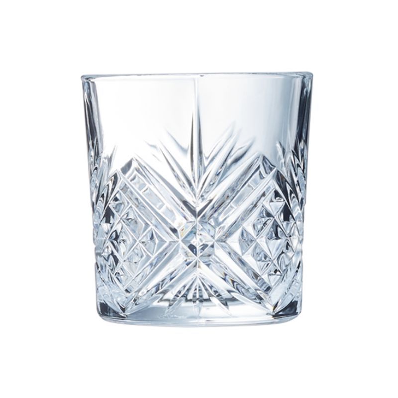 Broadway Crystal Cut Old Fashioned Glasses 10.5oz / 300ml Box of 6