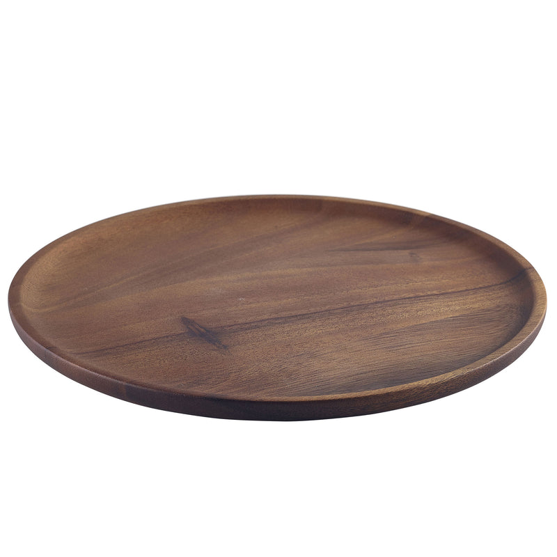 Acacia Wood Serving Plate 26cm x 1