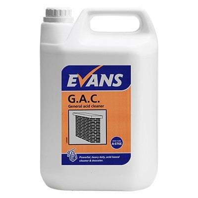 EVANS VANODINE G.A.C. GENERAL ACID CLEANER 1 X 5LITRE