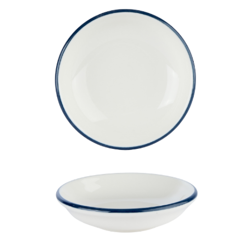 Modest Navy Butter Dip Bowl 10cm / 4" Box of 6