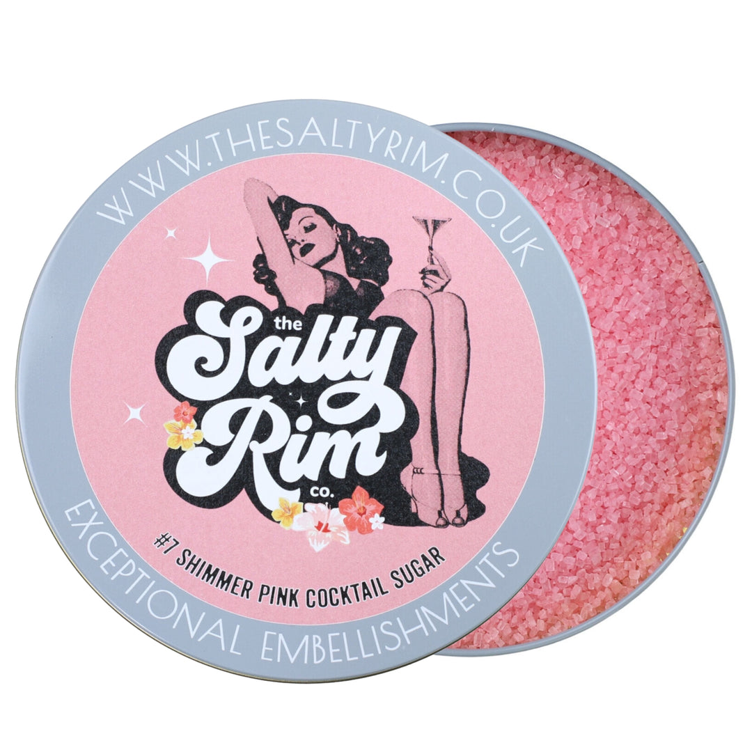 Shimmer Pink Cocktail Sugar 100g