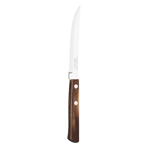 Medium Steak Knife Polywood Brown Box of 12