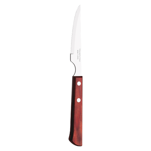 Medium Steak Knife Polywood Red Box of 12