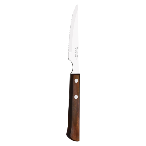 Medium Steak Knife Polywood Brown Box of 12