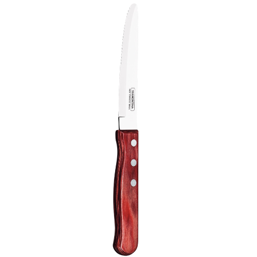 Jumbo Steak Knife (Round Tip) Polywood Red Box of 12