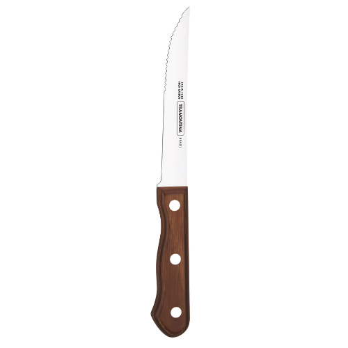 Full Tang Steak Knife Polywood Brown Box of 12