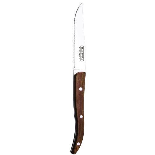 French Style Steak Knife Polywood Brown Box of 12