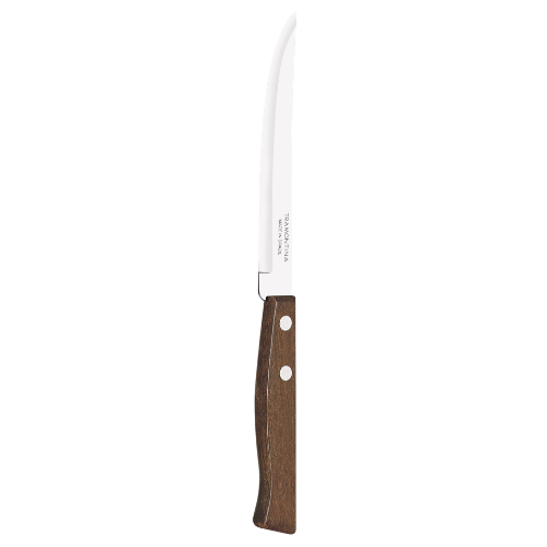Serrated Steak Knife Serrated Natural Wood Box of 12