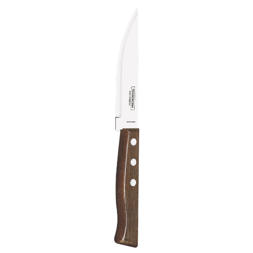 Jumbo Steak Knife (Point Tip) Natural Wood Box of 12