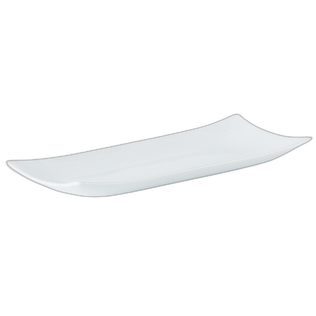 Porcelite Curved Edge Rectangular Buffet Tray Box of 6
