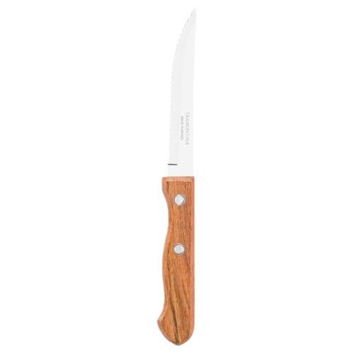 Serrated Steak Knife Natural Wood Box of 12