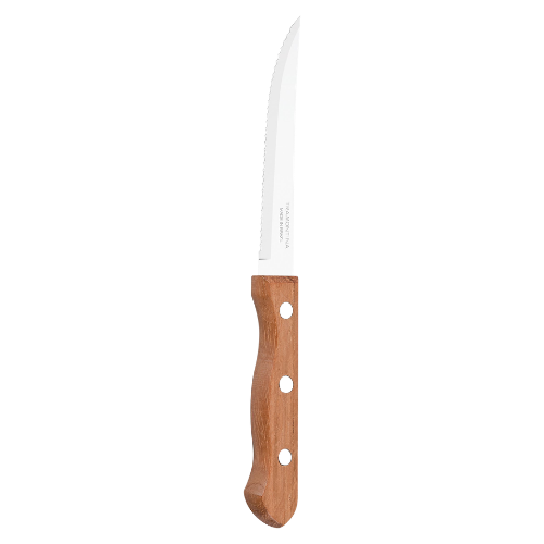 Serrated Steak Knife Natural Wood Box of 12