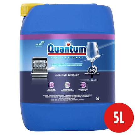 Quantum Professional Glasswash Detergent, 5 L