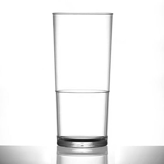 Elite in2stax 20oz Pint Clear CE Nucleated Box of 48