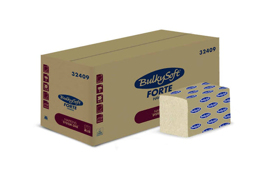 BulkySoft® Forte Havana System One Kraft Napkins 32cm Pack of 4000